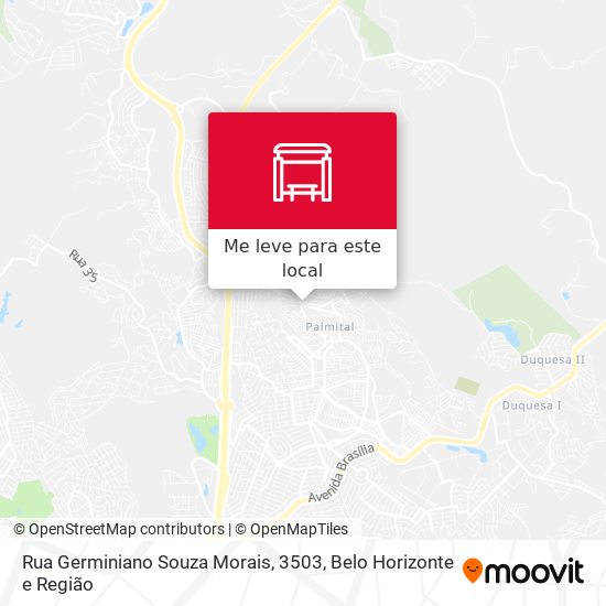 Rua Germiniano Souza Morais, 3503 mapa