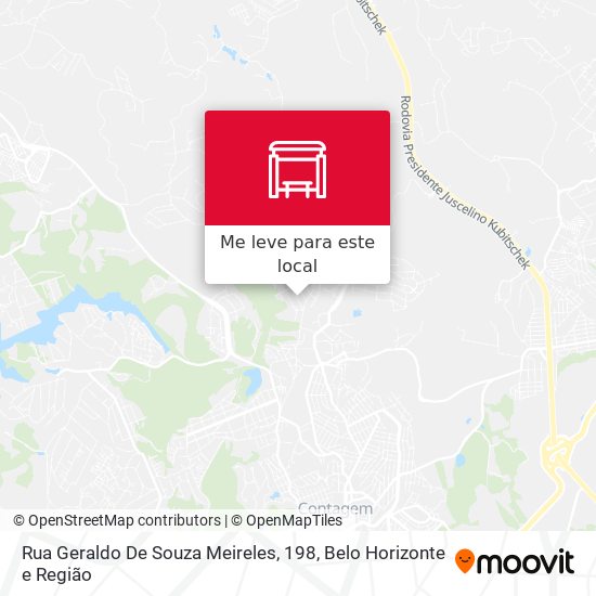 Rua Geraldo De Souza Meireles, 198 mapa