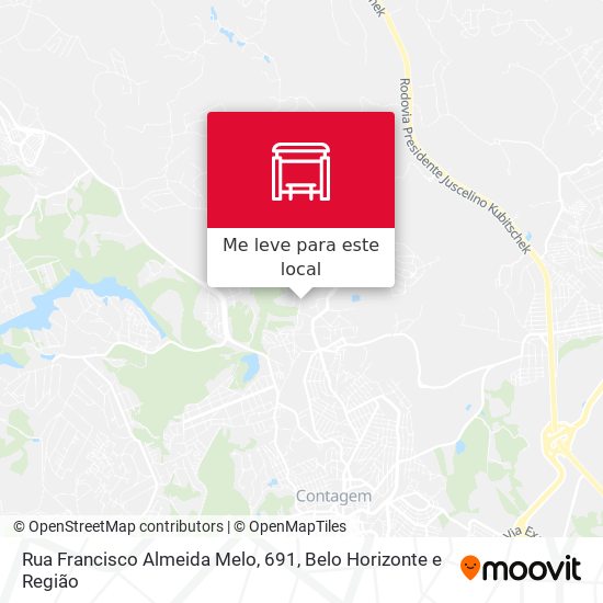 Rua Francisco Almeida Melo, 691 mapa