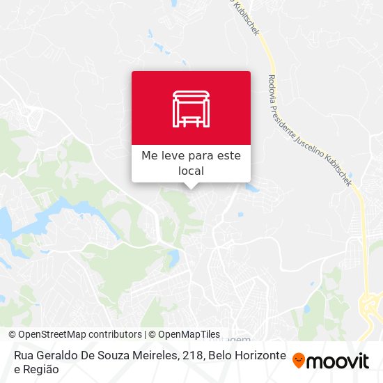 Rua Geraldo De Souza Meireles, 218 mapa