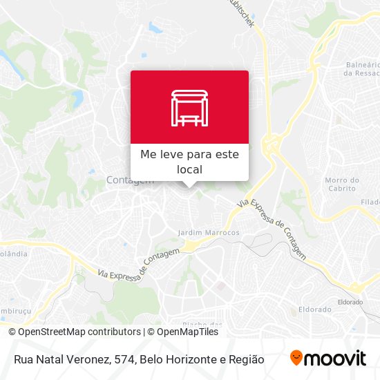 Rua Natal Veronez, 574 mapa