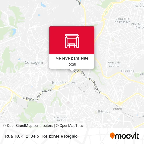 Rua 10, 412 mapa