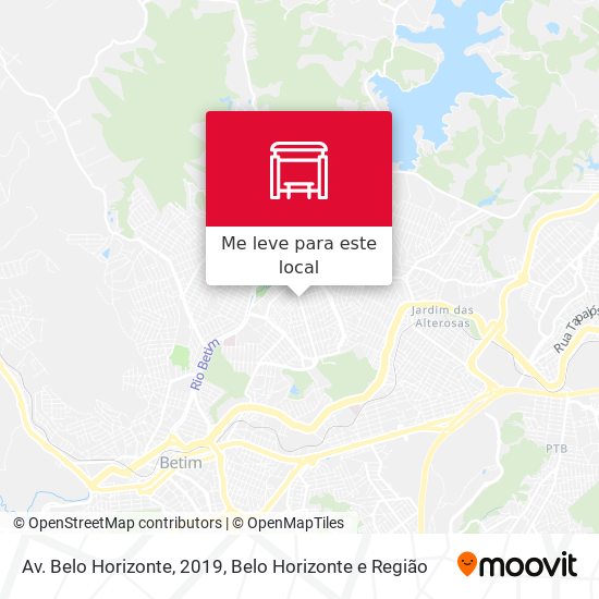 Av. Belo Horizonte, 2019 mapa