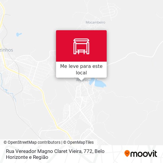 Rua Vereador Magno Claret Vieira, 772 mapa