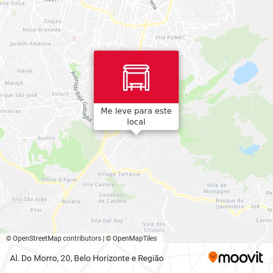 Al. Do Morro, 20 mapa