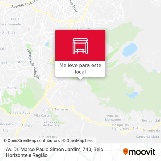 Av. Dr. Marco Paulo Simon Jardim, 740 mapa