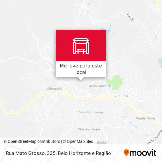 Rua Mato Grosso, 335 mapa