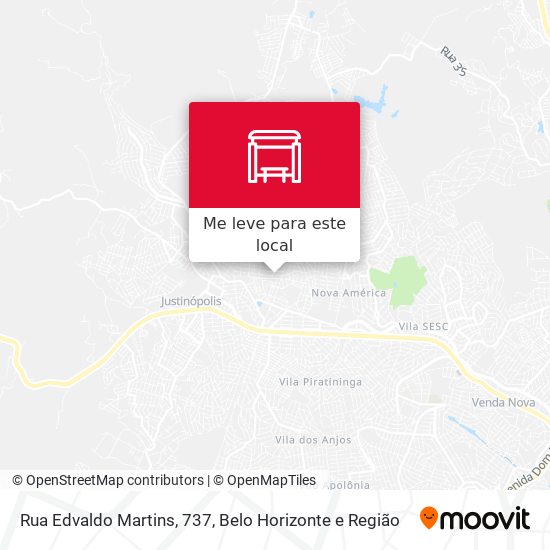 Rua Edvaldo Martins, 737 mapa