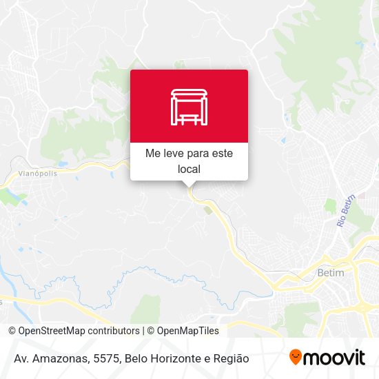 Av. Amazonas, 5575 mapa