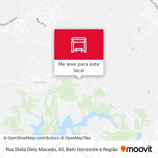 Rua Stela Diniz Macedo, 80 mapa