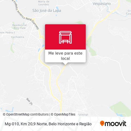 Mg-010, Km 20,9 Norte mapa
