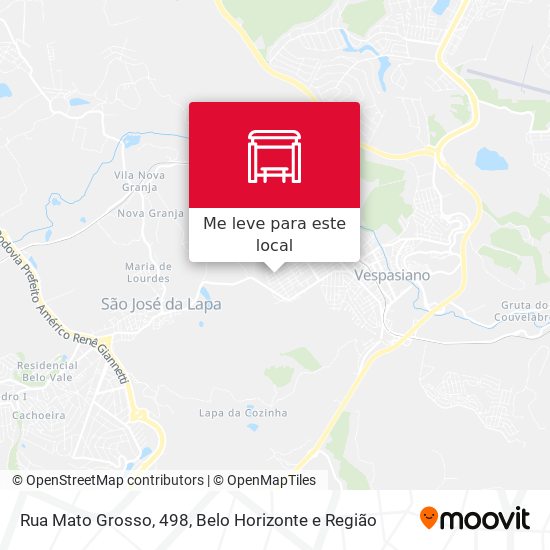 Rua Mato Grosso, 498 mapa