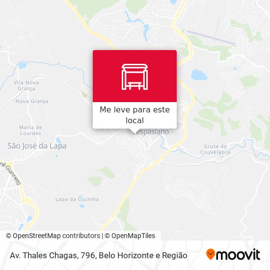 Av. Thales Chagas, 796 mapa