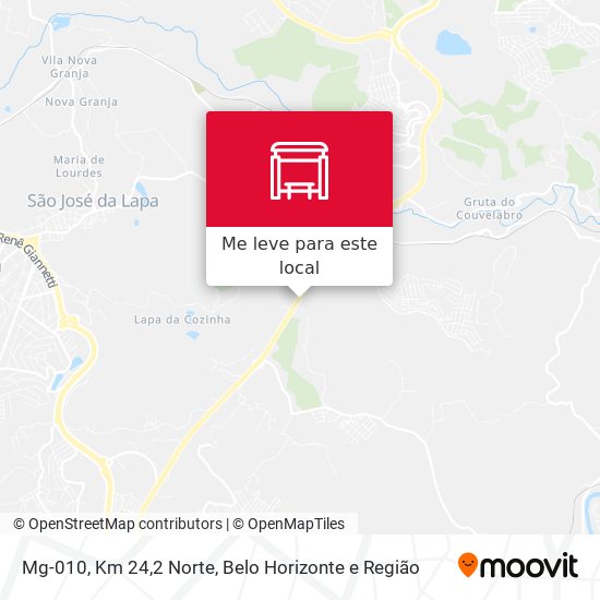 Mg-010, Km 24,2 Norte mapa