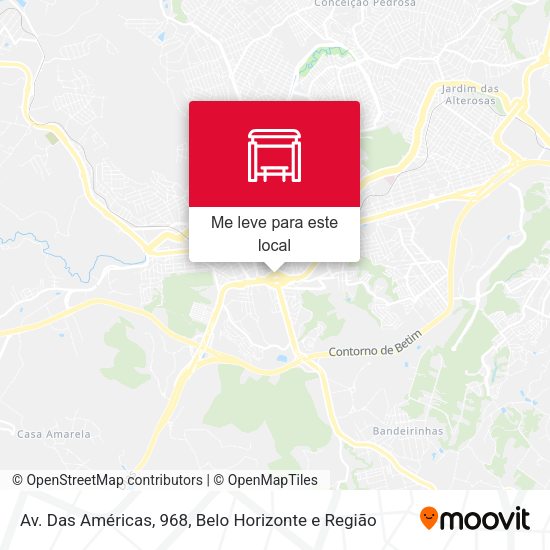 Av. Das Américas, 968 mapa