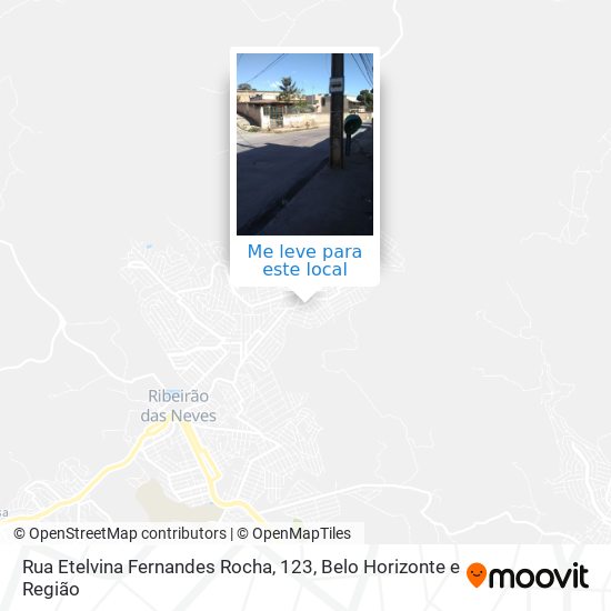 Rua Etelvina Fernandes Rocha, 123 mapa