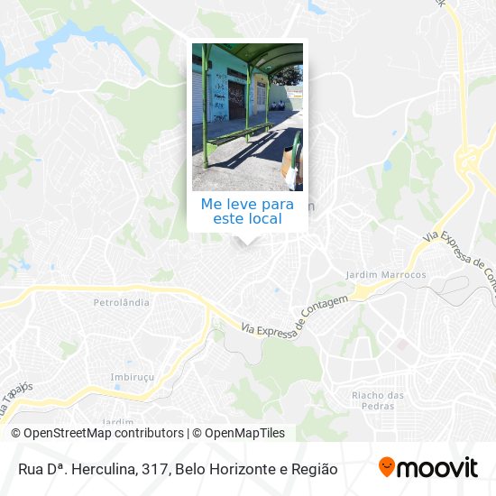 Rua Dª. Herculina, 317 mapa