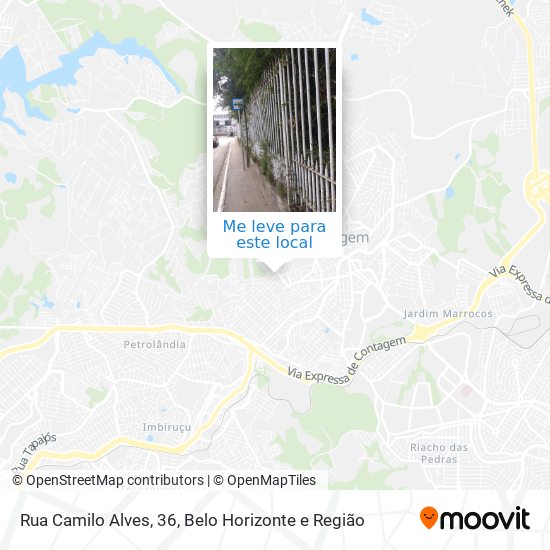 Rua Camilo Alves, 36 mapa