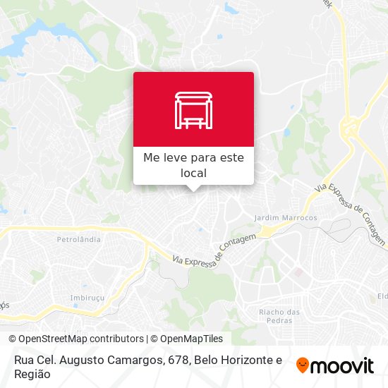 Rua Cel. Augusto Camargos, 678 mapa