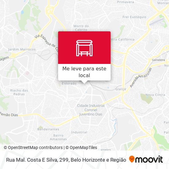 Rua Mal. Costa E Silva, 299 mapa