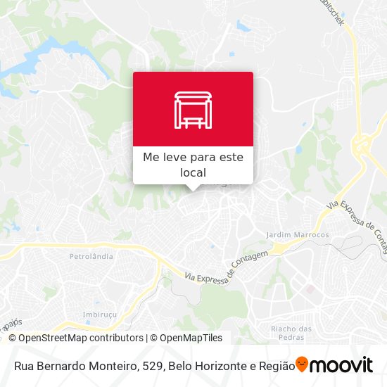 Rua Bernardo Monteiro, 529 mapa