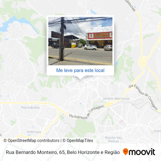 Rua Bernardo Monteiro, 65 mapa