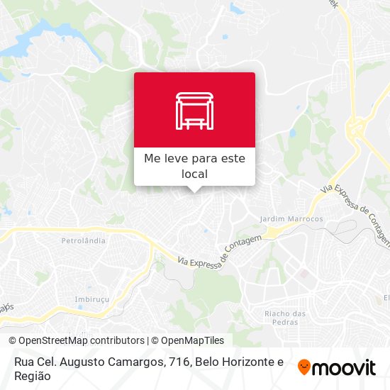 Rua Cel. Augusto Camargos, 716 mapa
