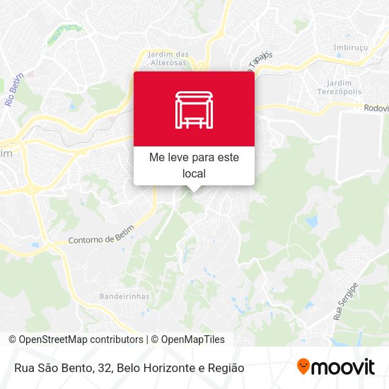 Rua São Bento, 32 mapa