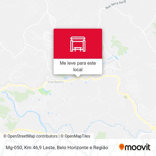 Mg-050, Km 46,9 Leste mapa