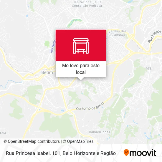 Rua Princesa Isabel, 101 mapa