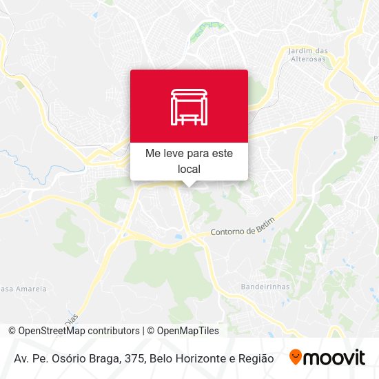 Av. Pe. Osório Braga, 375 mapa