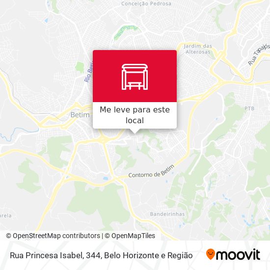 Rua Princesa Isabel, 344 mapa