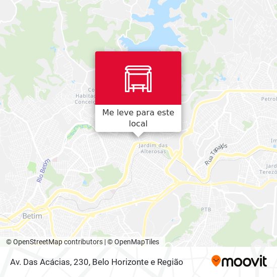Av. Das Acácias, 230 mapa