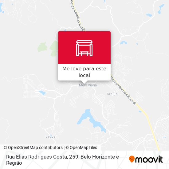 Rua Elias Rodrigues Costa, 259 mapa