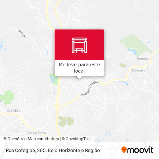 Rua Cotegipe, 205 mapa