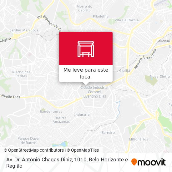 Av. Dr. Antônio Chagas Diniz, 1010 mapa