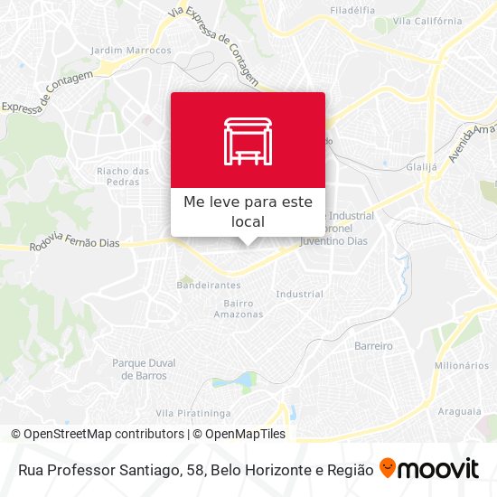 Rua Professor Santiago, 58 mapa