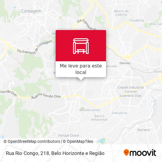 Rua Rio Congo, 218 mapa