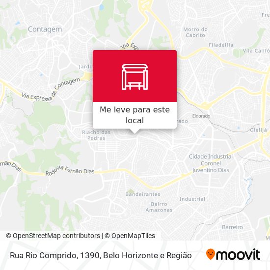 Rua Rio Comprido, 1390 mapa