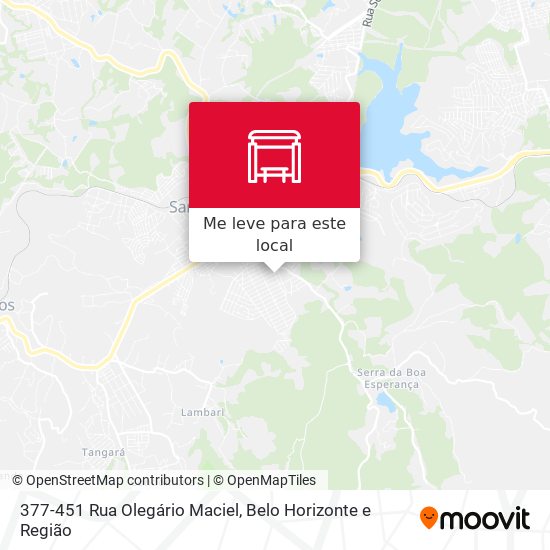377-451 Rua Olegário Maciel mapa