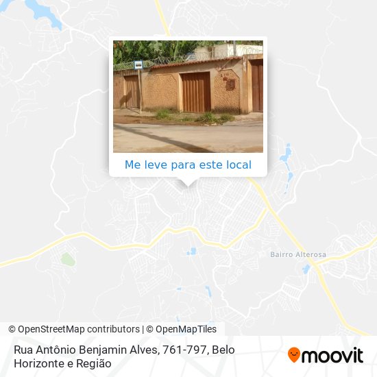 Rua Antônio Benjamin Alves, 761-797 mapa