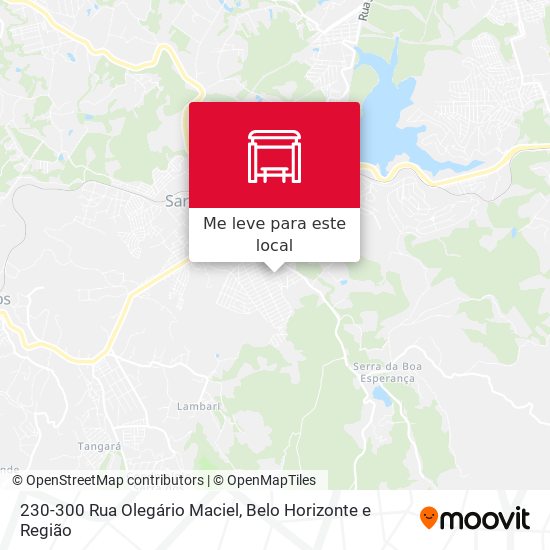 230-300 Rua Olegário Maciel mapa
