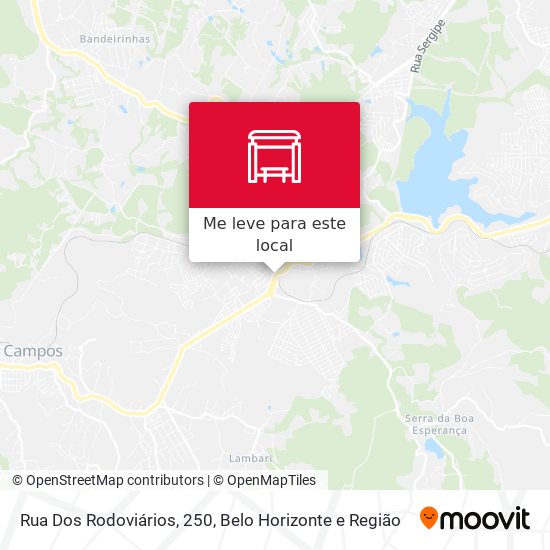 Rua Dos Rodoviários, 250 mapa