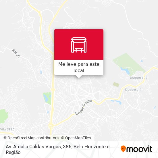 Av. Amália Caldas Vargas, 386 mapa