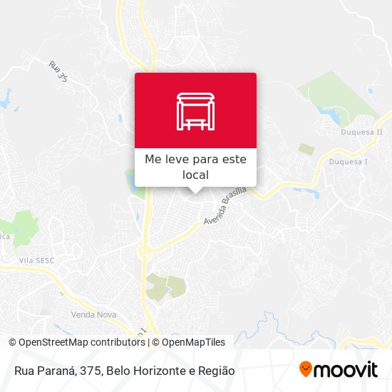 Rua Paraná, 375 mapa