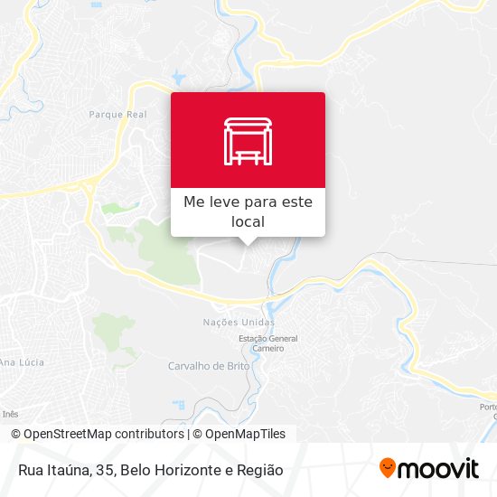 Rua Itaúna, 35 mapa