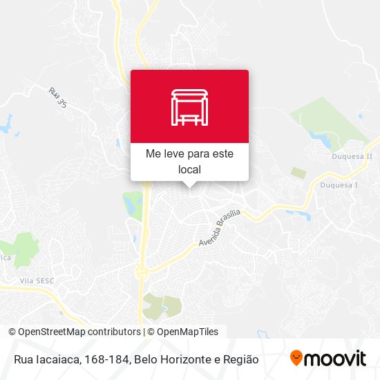 Rua Iacaiaca, 168-184 mapa