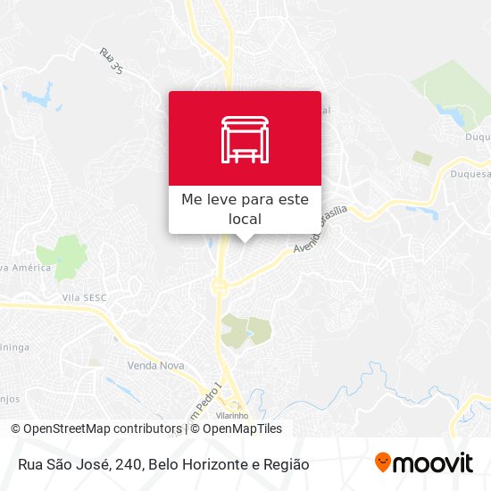 Rua São José, 240 mapa