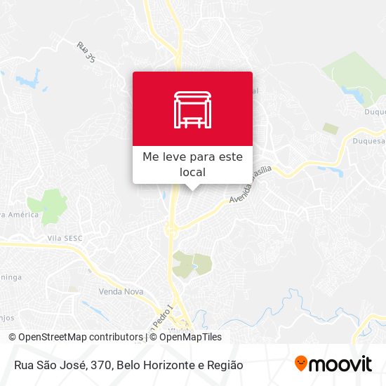 Rua São José, 370 mapa