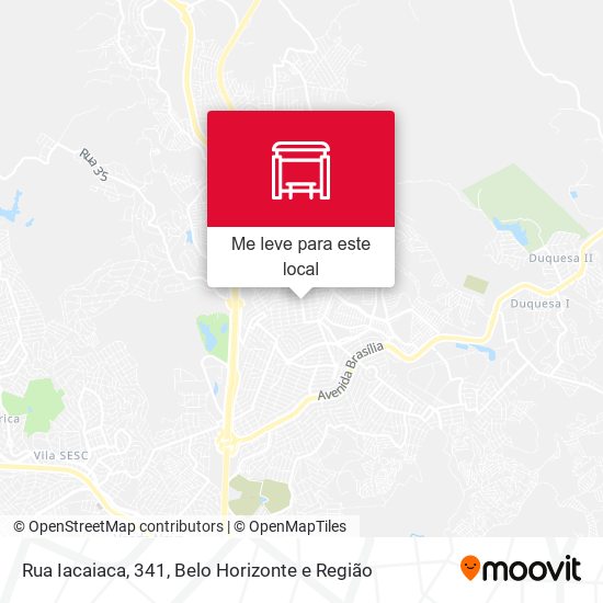 Rua Iacaiaca, 341 mapa